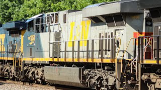 CSX 1850 the LampN Heritage unit trails second on CN M342 [upl. by Bran]