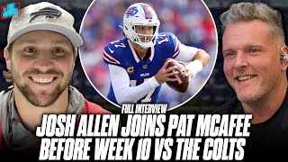 Josh Allen Opens Up About His Trash Talk Why Hes Having His Best Year amp More  Pat McAfee Show [upl. by Ayihsa142]