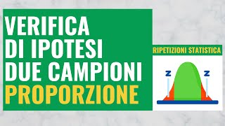 76 Verifica di Ipotesi per Due Campioni Proporzione o Frequenza [upl. by Kimmi624]