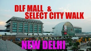 Select City Walk and DLF Mall Walking tour POV  New Delhi [upl. by Dittman]