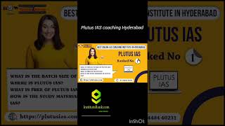 Plutus IAS coaching Hyderabad iasinstitute upsc ips motivation [upl. by Lambert972]