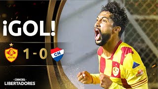 GOL DE AUCAS vs CLUB NACIONAL  FASE 1  CONMEBOL LIBERTADORES 2024 [upl. by Unni]