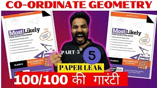 CLASS 10 COORDINATE GEOMETRY MIDTERM PAPER LEAK MOST LIKELY CBSE QUESTION BANK SOLUTION [upl. by Quirita]