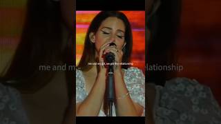 Lana singing doin time live lanadelreyedit fyp shorts [upl. by Oshinski]