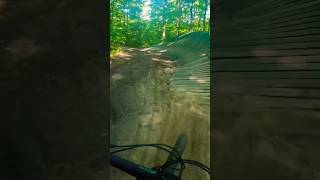 Sick jump trail at Boyne highlands biking mtbbikes [upl. by Alesi909]