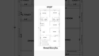 30x53 ground floor plan 1590 sqfthomeplan home housedesign shorts [upl. by Boland173]