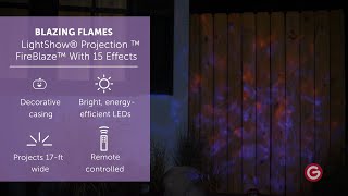 FIREBLAZE™ SPOTLIGHT WITH 15 PROGRAMS  LightShow® Projection™ [upl. by Adikram]