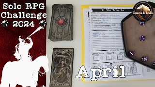 Solo RPG Challenge 2024 April Tarot Cards  Year Zero Mini [upl. by Enelrac]