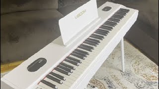 UISCOM Piano Keyboard 88 Key Weighted Digital Piano for Beginners amp Pro Review [upl. by Keever]