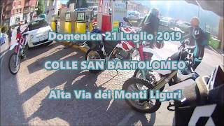 Colle San Bartolomeo IM in moto 2019 [upl. by Neggem]