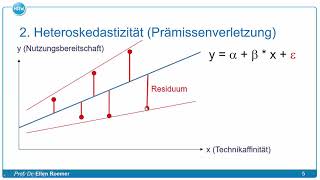 52 Regressionsanalyse  Prämissen 1 [upl. by Sifan450]