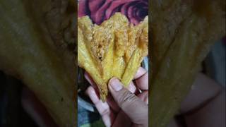 কুমড়ো ফুলের বড়া অনেক মজা 😋food cooking foodie [upl. by Orrocos734]