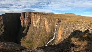 Tugela FallsWorld’s tallest waterfall Drakensberg MountainRoyal Natal National Park South Africa [upl. by Brackett]