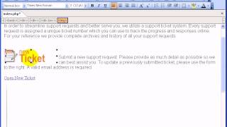 8 How to edit main page in osTicket [upl. by Ebag210]