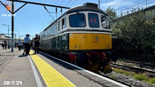 33012  66793 at ClactononSea on The Waterside Wanderer  28724 [upl. by Petrina]