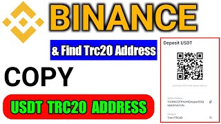 binance trc20 address  trc20 wallet address  trc20 wallet address binance  binance usdt address [upl. by Hakym]