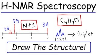 Proton NMR Spectroscopy  How To Draw The Structure Given The Spectrum [upl. by Letnom985]