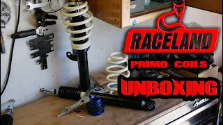 VW MK6 RACELAND PRIMO COILOVERS UNBOXING [upl. by Traggat]