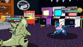 GRENINJA OHKOS TYRANITAR  POKÉMON BRICK BRONZE PVP [upl. by Aerdnak792]