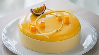 Mango Passion Fruit Mousse Cake [upl. by Mitch]