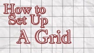 How to Set Up a Grid For Your Drawing [upl. by Neille19]