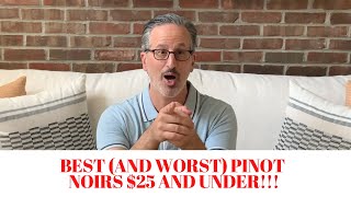 Best Pinot Noir Wines Under 25  Value Wines [upl. by Fabiola]