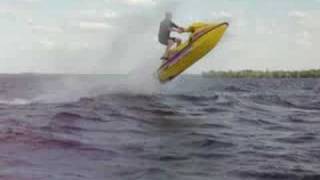 Seadoo Xp Wave Jumping on Lake Simcoe [upl. by Tteragram266]