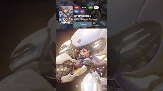 Unstoppable Diva Healer Boosted Attack overwatch2 gameplay dva [upl. by Epperson]