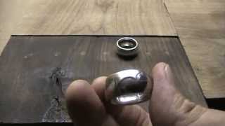 What To Do When Your Coin Ring Loses its Outer Detail Making Coin Rings [upl. by Ronym]