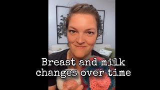 Am I losing my milk supply Breast and milk changes over time [upl. by Adnirb]