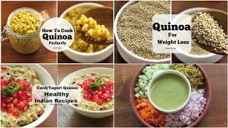 4 Healthy Quinoa Recipes For Weight Loss  Dinner Recipes  Skinny Recipes To Lose Weight Fast [upl. by Eilyah370]