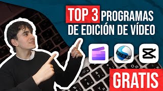 Los MEJORES PROGRAMAS para EDITAR VIDEOS en PC GRATIS ✅ TOP 3 EDITORES 2024 🔥 [upl. by Eiramanel]