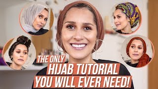 The ONLY Hijab Tutorial you NEED [upl. by Oryaj]