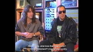 Eddie amp Alex van Halen speaking in their native language Dutch RIP Edward [upl. by Nosaj81]