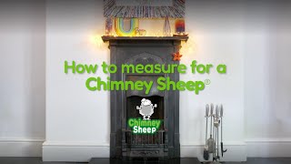 How to measure your chimney for a Chimney Sheep® chimney draught excluder [upl. by Eseneg771]