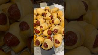 Pigs in a blanket 🐷 recipe in caption [upl. by Jacoba504]