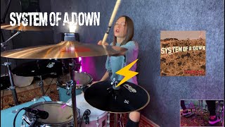 Toxicity  System Of A Down  Drum Cover by Kristina Rybalchenko [upl. by Atteynot]