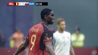 🔴LIVE  Belgium vs Slovakia  UEFA EURO 2024  PES 21 Simulation Gameplay Now [upl. by Yr715]