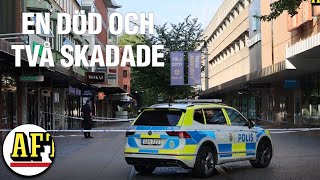 Skottlossning på kroggatan I Gävle [upl. by Bodi]