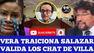 CARLOS VERA TRAICIONA DIANA SALAZAR Y VALIDA LOS CHAT DE VILLAVICENCIO FUERON FILTRADOS NOTICIAS RFE [upl. by Ymme]