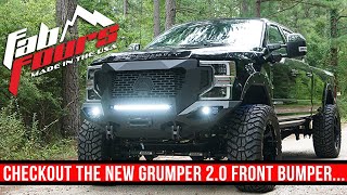 Fab Fours All New 20 Grumper Front Winch Bumper for the 20172020 Ford Super Duty [upl. by Megargee594]