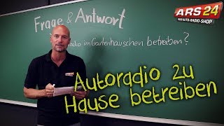 Autoradio zu Hause betreiben  Wie betreibe ich mein Autoradio an 230Volt ARS24 [upl. by Nodrog190]