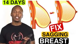 How To LIFT SAGGING BREAST NATURALLY In 14 DAYS  1 Exercise [upl. by Schwartz]