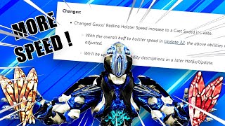 Warframe  200 Ability Casting Speed Gauss Fastest clapping Frame [upl. by Layla]