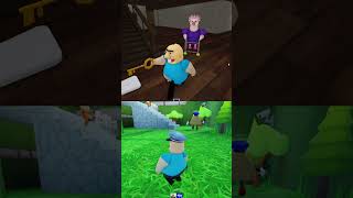 Jumpscare Po Barrys Run Vs Grumpy Gran Obby roblox shorts [upl. by Saxon343]