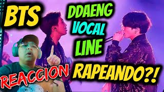 LA VOCAL LINE RAPEANDO  BTS  Ddaeng Vocal Line Version REACCIÓN y ANÁLISIS [upl. by Ymorej823]