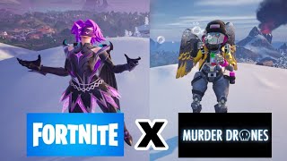 Hago Mi Propia Colaboración Fortnite X Murder Drones [upl. by Enyamert]