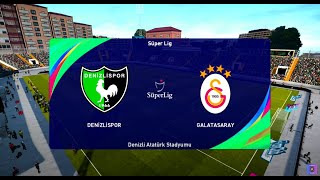 DENİZLİSPORLA ANALİG KARİYER  DENİZLİSPOR vs GALATASARAY  PES 2021 20202021 SEZONU [upl. by Zealand786]