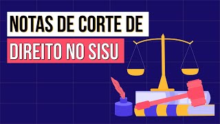 NOTAS DE CORTE DE DIREITO NO SISU  SISU 2022 [upl. by Halet608]