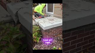 Concrete Porch Replacement EASY 1 Day Job ⛔💦 shorts concrete [upl. by Tan]